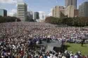 Barack Obama Speaks to 100,000