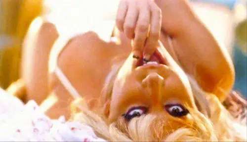 Lady Gaga Sucking Fingers in Bed