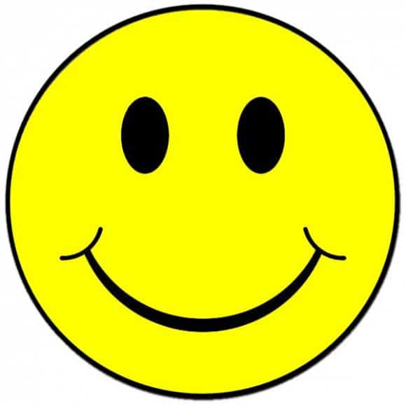 Happy smiley face representing the friendly nature of the freeware license.