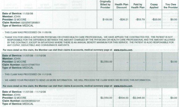 My $2,550 Routine Doctor Exam – WTF?!?