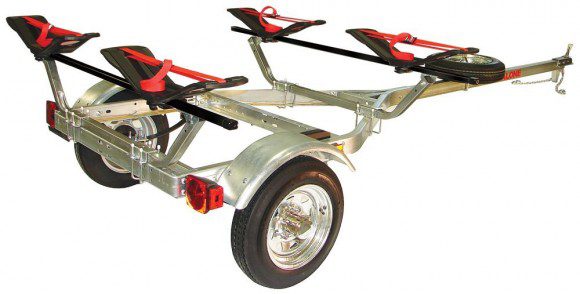 Malone MicroSport 2-Boat SeaWing Kayak Trailer Package