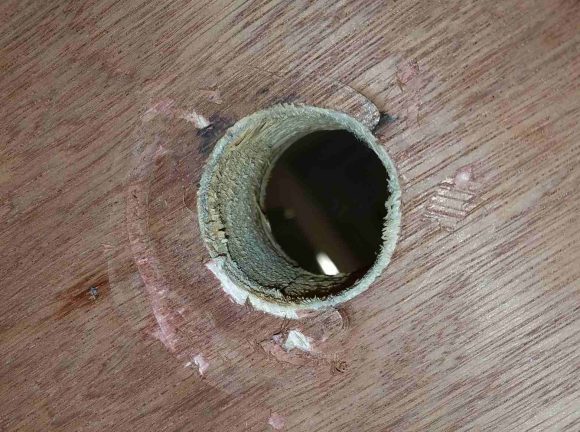 How to Enlarge a Hole Saw Hole